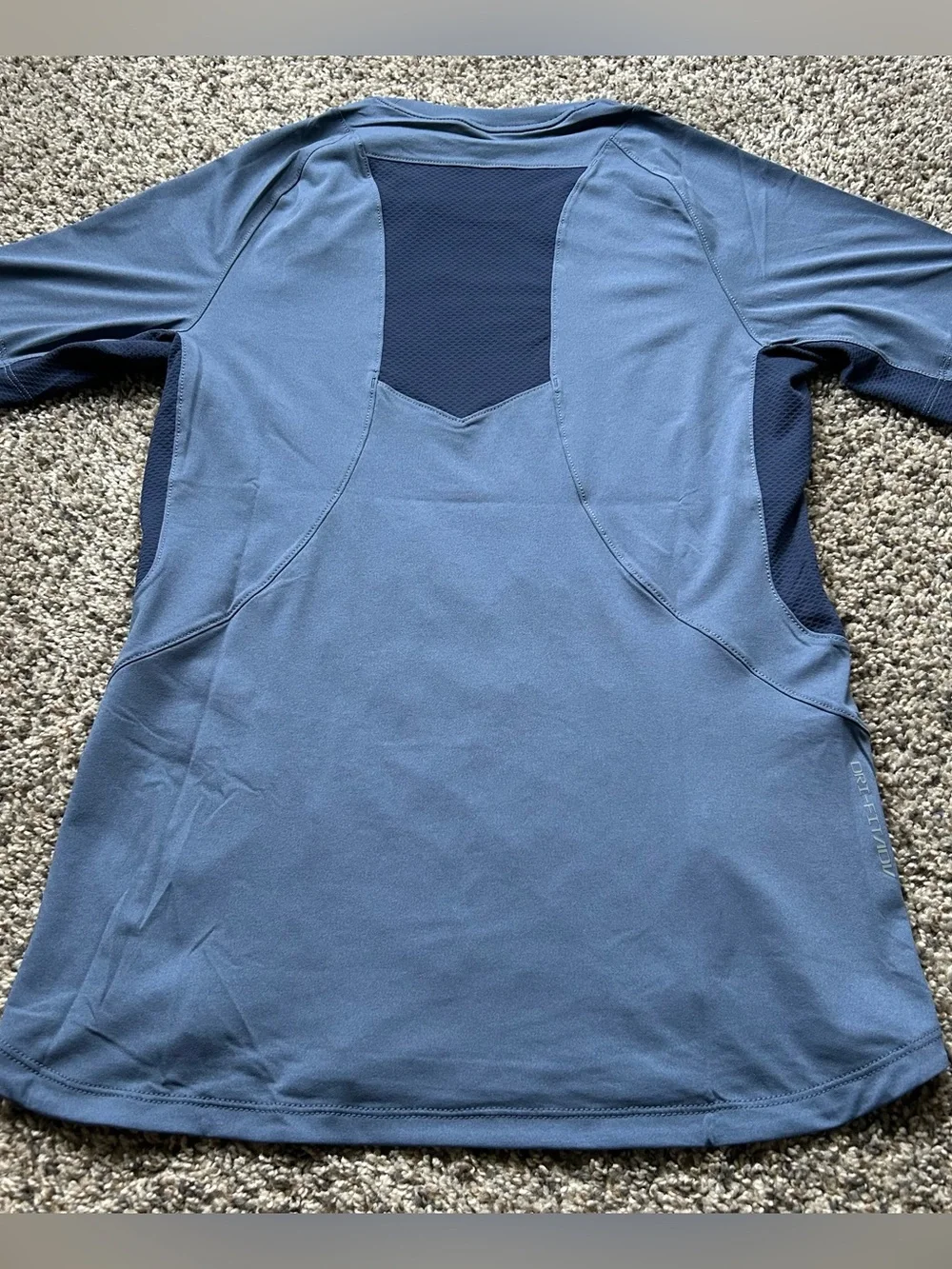 Nike Pro Training Dri Fit ADV Short Sleeve Top Blue Men’s Size Medium IF2214-491